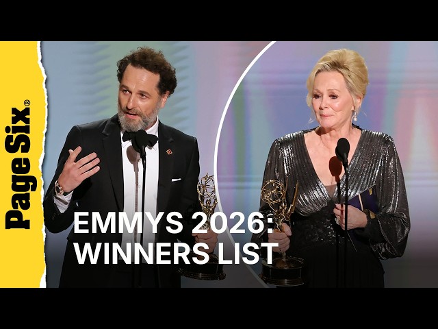 Emmys 2026: the complete winners list