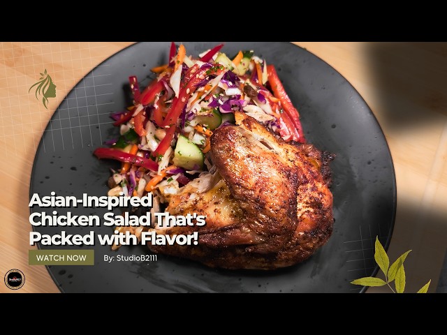 Asian Inspired Chicken Salad That's Packed with Flavor!