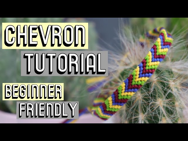 CLASSIC CHEVRON BRACELET TUTORIAL [CC] || Beginner Friendly