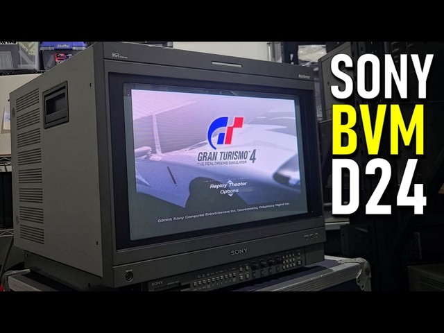 Testing & Configuring an $8,000 CRT | The Sony BVM D24E1WA