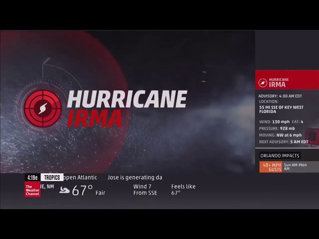 [RED MODE] The Weather Channel Local On 8s Hurricane Irma September 10 2017