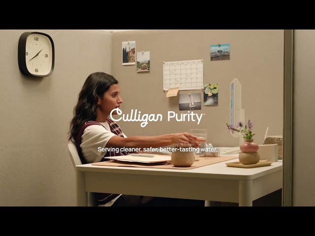 Introducing Culligan Purity™ - Filtered Sparkling, Cold, Hot, and Ambient Water
