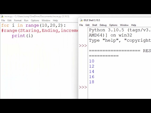 increment in Python with for loop in python@COMPUTEREXCELSOLUTION