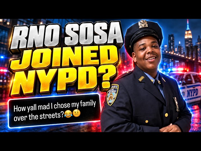 RNO Sosa Joined the NYPD?! Drill Rapper Says “I Chose My Family Over the Streets” 👀