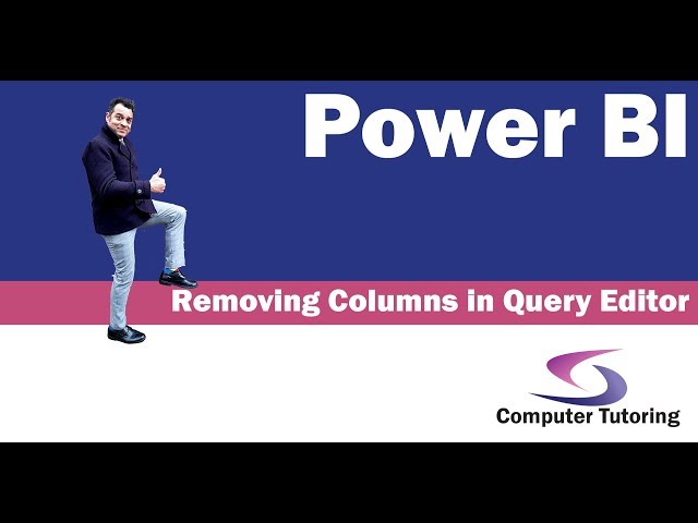 Power BI remove columns in query editor