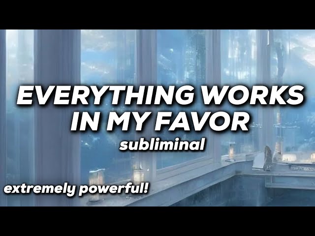 UNIVERSE'S FAVORITE SUBLIMINAL ☁️ Extremely powerful binaural subliminal
