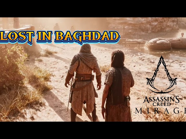 Assassin's Creed Mirage 4K Walking Tour of Baghdad 30 minutes | DLSS5 ULTRA (No Commentary)