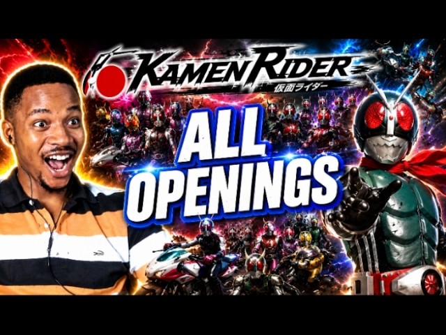 REACTING To ALL KAMEN RIDER Openings 🔥 | Every Rider Theme Song