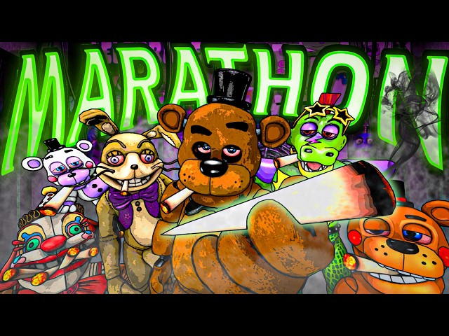 I Beat EVERY FNAF Game in ONE Marathon... While high