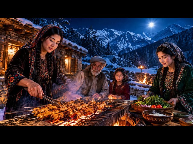 Surviving the Frozen Hindu Kush 🇦🇫 | Traditional Afghan Chicken BBQ