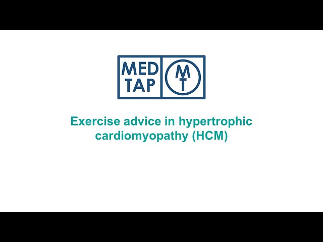 MedTap: Exercise advice in hypertrophic cardiomyopathy