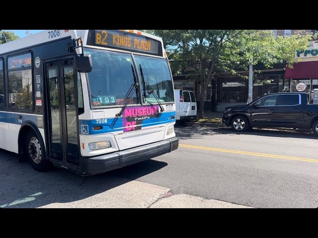 MTA New York City Bus: 2011 Orion VII E10 "3G" #7008 On The B2 @ Avenue R & Nostrand Avenue