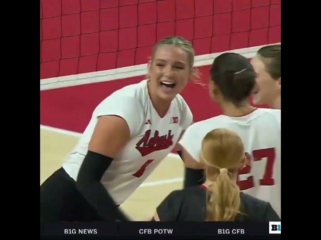 Huskers SWEEP In-State Rival Creighton | Nebraska Volleyball