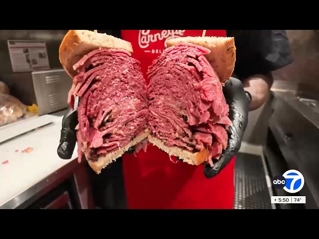 Iconic 'Carnegie Deli' reopens Tuesday