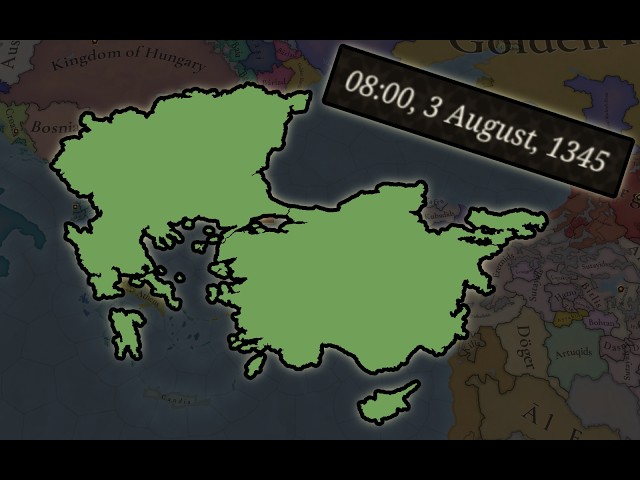 I Conquered CONSTANTINOPLE in 1339 as the Ottomans in Europa Universalis V! -Osman's Dream Episode 1