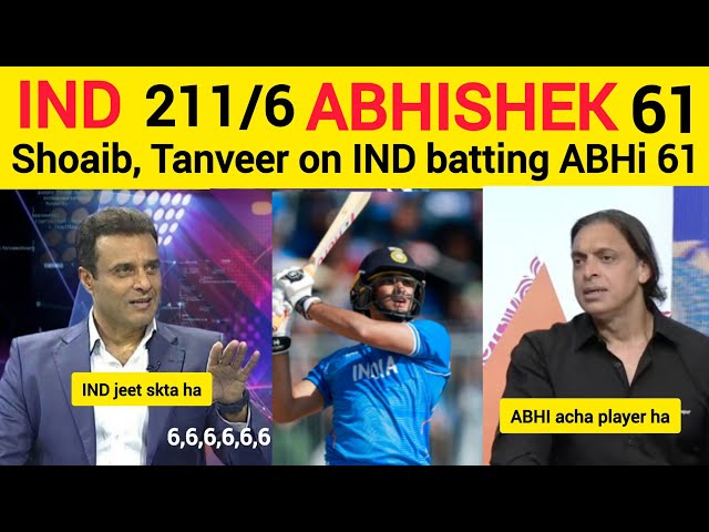 Shoaib Akhtar on Abhishek Sharma 61 vs PAK | Pak Media Reaction | IND vs PAK Asian Games 2026