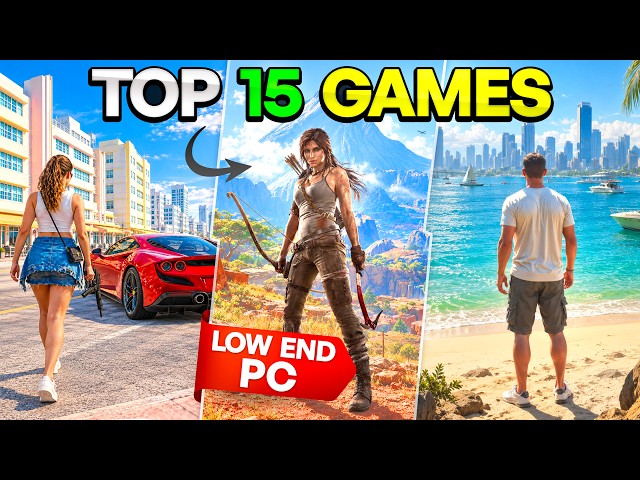 Try these 15 GAMES if you have a LOW-END PC! (2GB RAM ONLY)