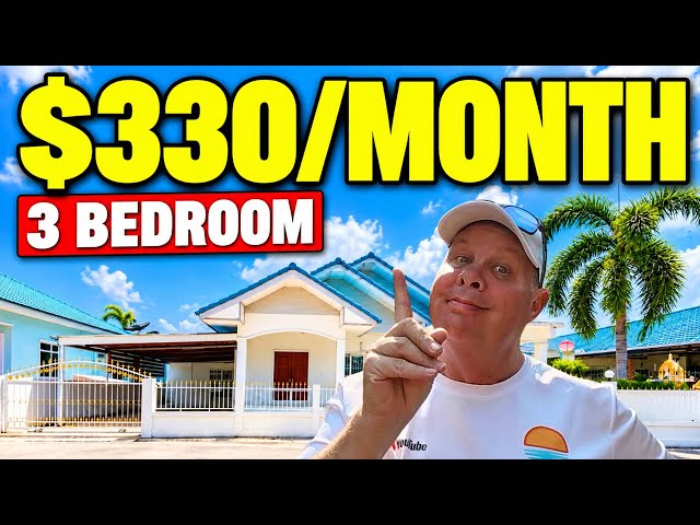 $330/Month for a 3-Bedroom House in Thailand… Close to Everything!