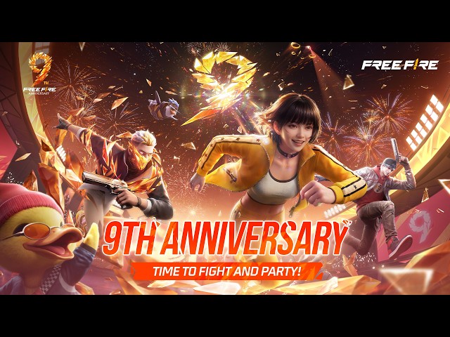 9th Anniversary Full Animation: Power Up and Join the Celebration! | Free Fire Official
