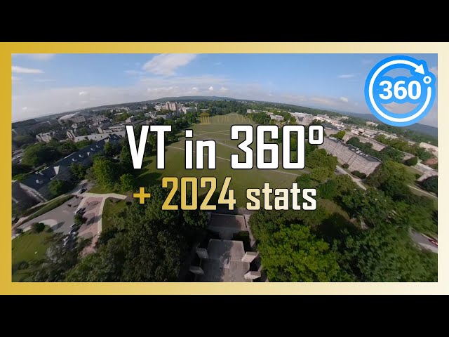 [2024] VIRGINIA TECH 360° VR drone/driving tour