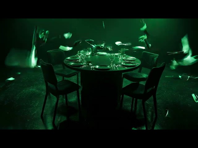 Emerald Seance Table Halloween VJ Loop | Ghost Visuals for DJ Sets and LED Walls