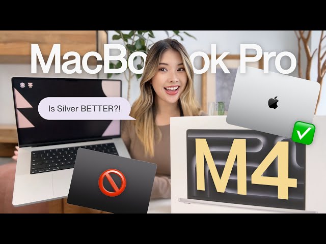 M4 MacBook Pro UNBOXING + REVIEW!! *Silver vs Space Black* Nano-Texture?!