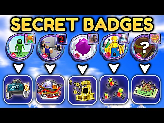 [EASY!] How To Get ALL 5 NEW SECRET BADGES! (The Hunt: Roblox 20)