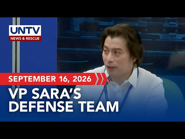 Defense Spokesperson Atty. Michael Poa gives updates on voting threshold discussion