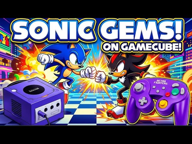 🎮 Playing SONIC GEMS COLLECTION on GameCube! 🦔 | Sonic the Fighters + More