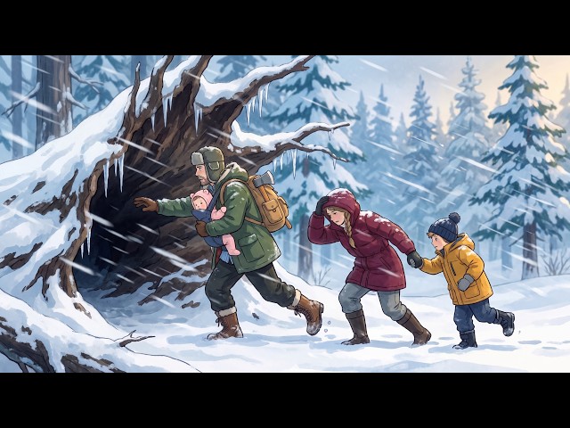 We Found a Hidden Cave in a Freezing Storm | Survival Ghibli Odyssey