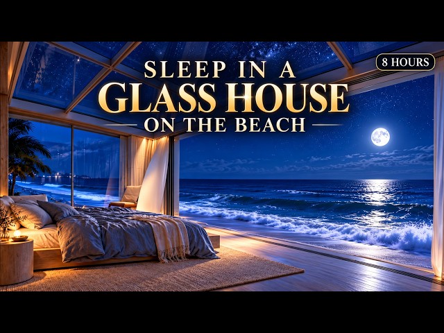 SLEEP VIDEO LIVE | OCEANFRONT Retreat & Opening Prayer | Ocean Sound