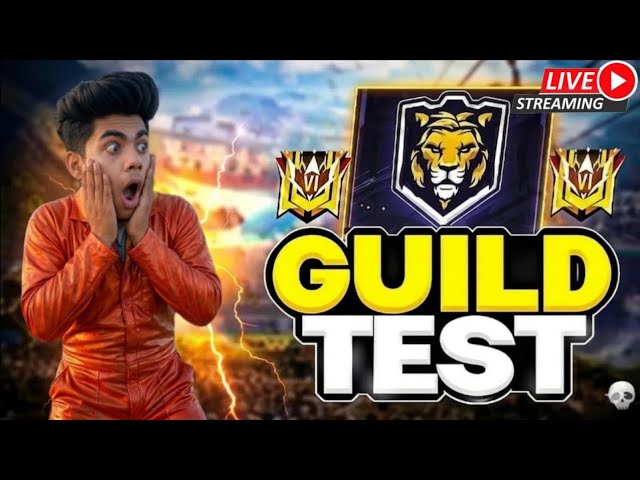FREE FIRE GUILD TEST GIVEAWAY LIVE STREAM 