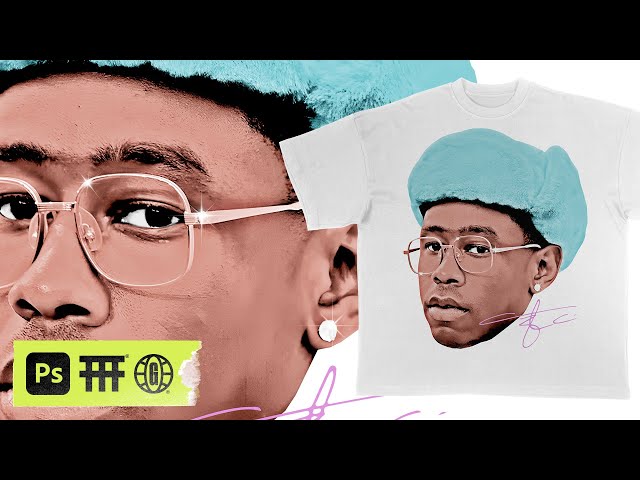 How To Design STREETWEAR PORTRAIT Shirts (Photoshop Tutorial)