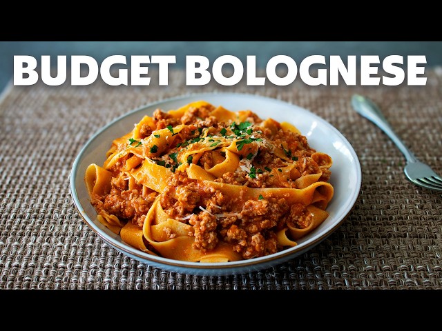 Better Than Beef Bolognese! (Budget Turkey and Pork Ragù) | Food Wishes