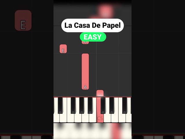 Bella Ciao - La Casa De Papel | Easy Piano Tutorial