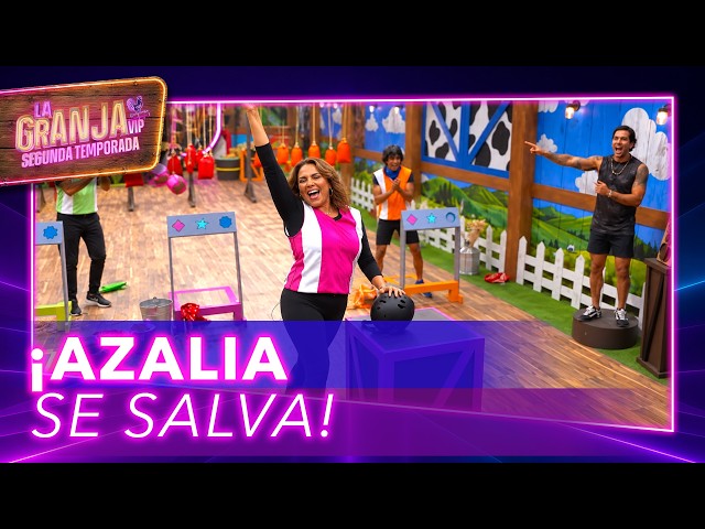 ¡AZALIA SE SALVA! Remonta y toca primero la campana