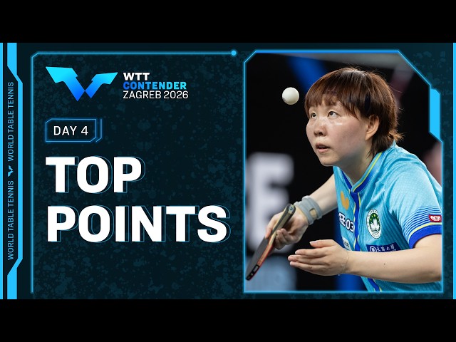 Top Points of Day 4 | #WTTZagreb 2026