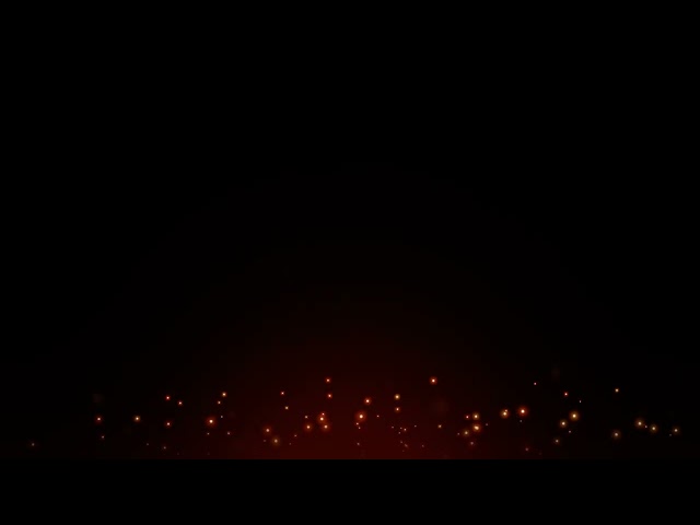 abstract cinematic rising fire embers seamless loop.