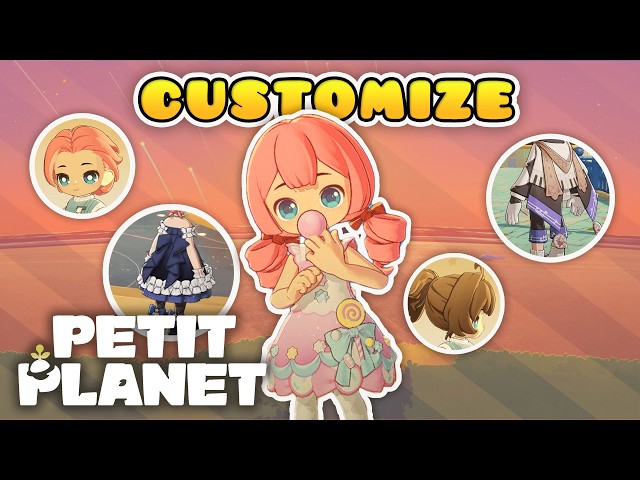 Character Customization in Petit Planet 1st Beta Test