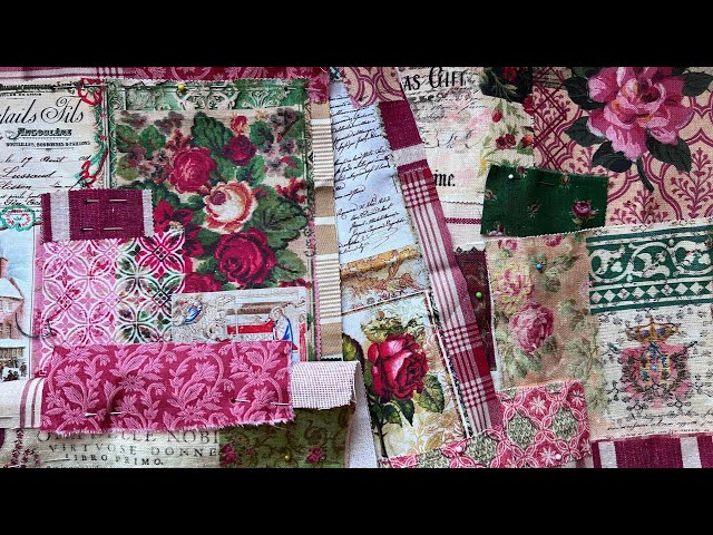 #whateverwednesday | Christmas slow stitch journal covers Part 2