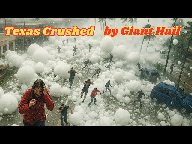 Texas Now Wrecked by a Massive Hailstorm! Meteorologists Sound the Alarm/Traffic crash