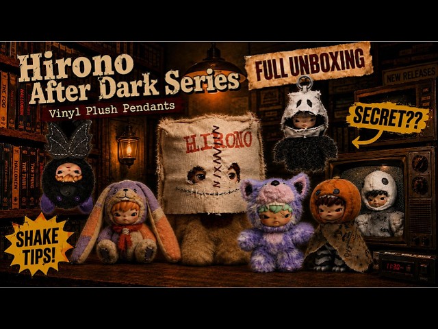 HIRONO After Dark Series Unboxing 🎃 Shake Tips + Weight Guide | POP MART