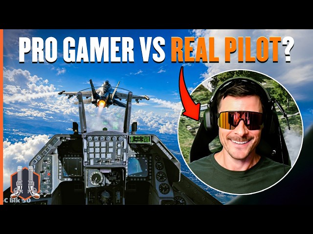 Real Fighter Pilot vs Pro DCS Gamer: F-16 vs F-14