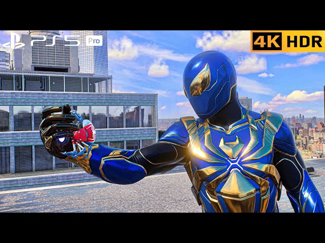 (PS5 PRO) Blue Iron-Spider Becomes Venom’s Ultimate Host! | Spider-Man 2 | 4K HDR