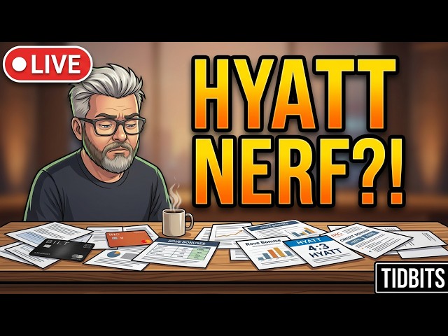 TidBits Live | Hyatt/Bilt drops to 4:3, new IHG Cards, and More