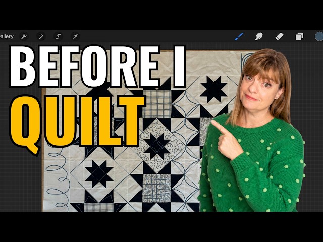 How I Plan a Custom Quilt Using Procreate