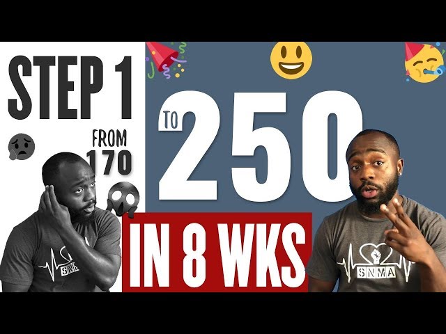 From 170 to 250 in 8 Weeks! My USMLE STEP 1 Experience!