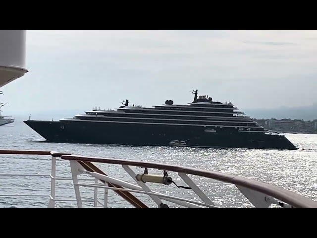 Ritz-Cartoon yacht collection, luxury cruise line, Giardini-Naxos, Sicily 