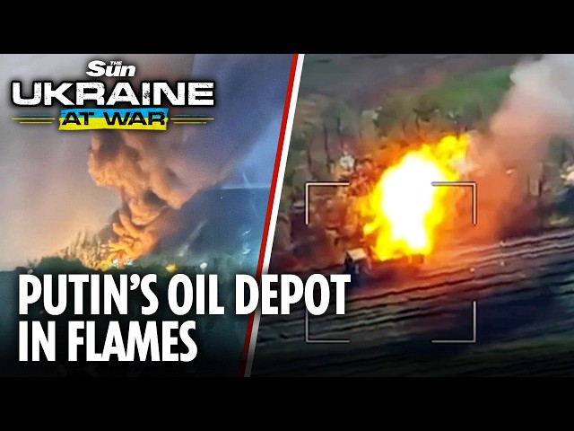 Edelweiss-95 oil depot in Krasnodar Krai bombed by drones