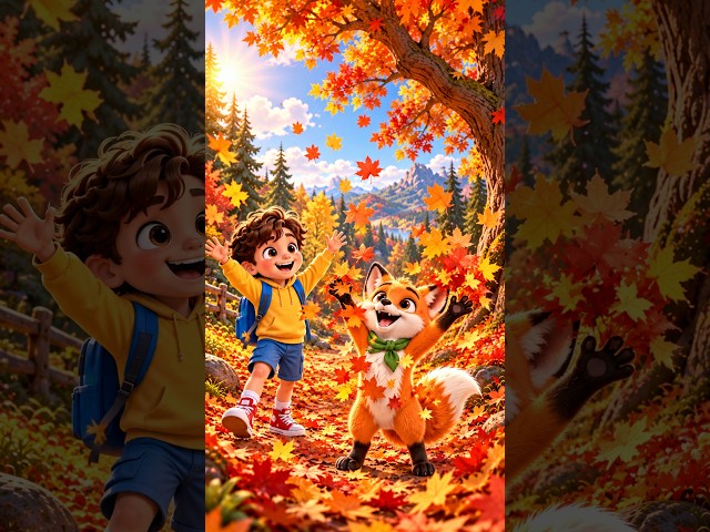Why Do Trees Drop Their Leaves? 🍂 | Leo & Foxy #shorts